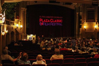 Inside the Plaza Theatre during last year’s Plaza Classic Film Festival, produced by the El Paso Community Foundation.