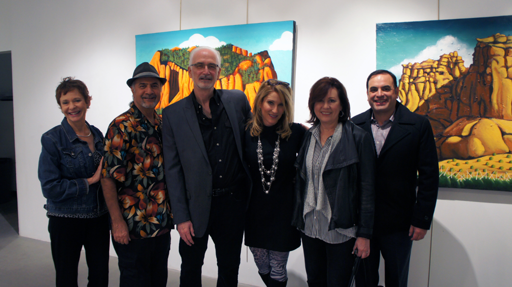 The opening reception of "Resurrection Row"